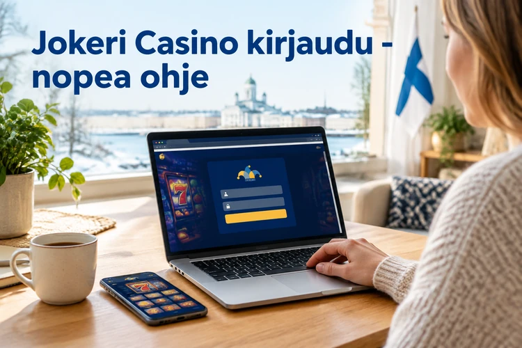 Jokeri Casino kirjaudu - nopea ohje