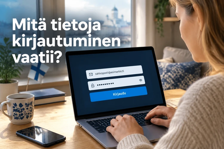 Mitä tietoja kirjautuminen vaatii?